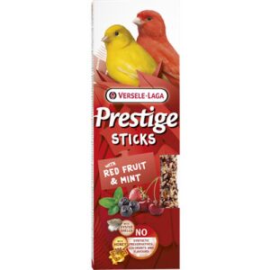 Versele Laga Prestige Sticks Dupla Rúd (vörös gyümölcs, menta) | Kiegészítő eledel kanáriknak – (2 db) 60 g 145135317 - Madáreleség