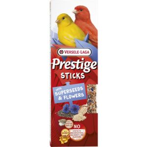 Versele Laga Prestige Sticks (Superseeds & Flowers) | Kiegészítő eledel kanáriknak – 60 g (2 db) 145135315 - Madáreleség