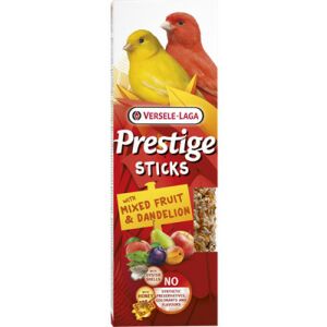 Versele Laga Prestige Sticks Dupla Rúd (gyümölcs, pitypang) | Kiegészítő eledel kanáriknak – (2 db) 60 g 145135325 - Madáreleség