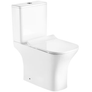 Kamet monoblokkos kompakt WC hátsó kifolyással ülőkével 145135526 - Víz, Gáz & Fűtésszerelés