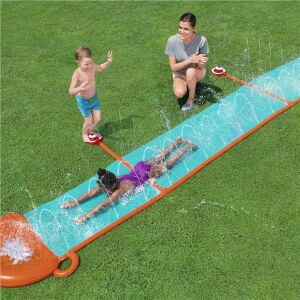 Gyerek vízicsúszda szórófejekkel Bestway H2OGO! StomBlast 4,88 m 145135619 - Strandcikk