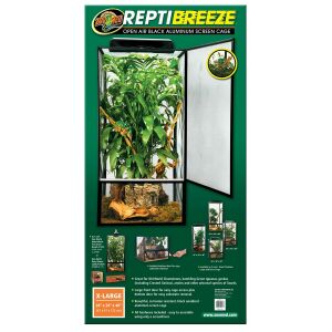 Zoomed ReptiBreeze | Fémhálós terrárium hüllők számára – 41×41×76 cm 145135717 - Hal- & Hüllőtartás