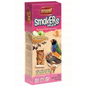 Vitapol Smakers Dupla Rúd (gyümölcs) – Kiegészítő eledel pintyfélék számára – (2 db) 60 g 145135766 - Madáreleség