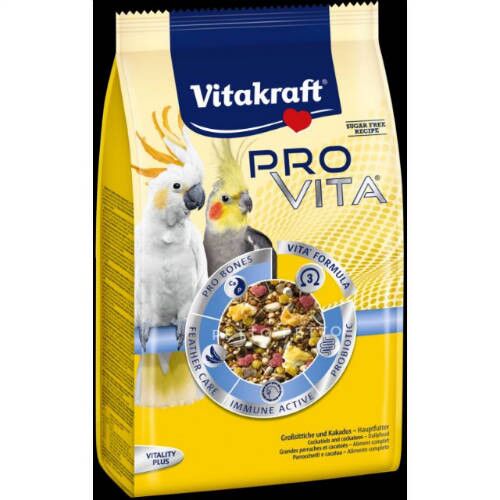 Vitakraft Pro Vita Szuper-Prémium Nimfa Papagáj Eledel | Teljes értékű eledel nimfa papagájoknak – 750 g 145135821