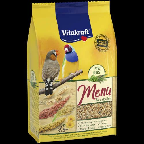 Vitakraft Menu Complete – Teljes értékű eledel egzotikus madaraknak 500 g
