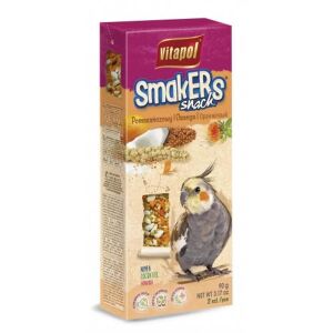 Vitapol Smakers Dupla Rúd (mogyoró) | Kiegészítő eledel nimfa papagájoknak – 90 g 145136304 - Madáreleség