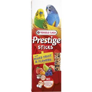 Versele Laga Prestige Sticks Dupla Rúd (gyümölcs, búzavirág) | Kiegészítő eledel hullámos papagájoknak – (2 db) 60 g 145136630 - Madáreleség