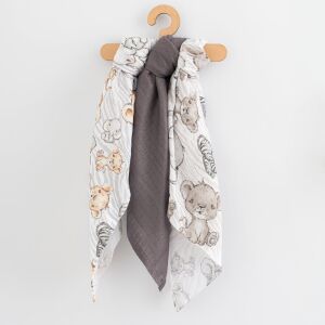 Pamut pelenka nyomtatással New Baby 70x80 cm 3 db UNI 145136752 - Pelenkázás