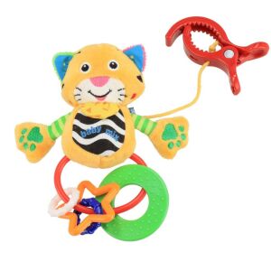Plüss játék csörgővel Baby Mix tiger 145137730 - Csörgő