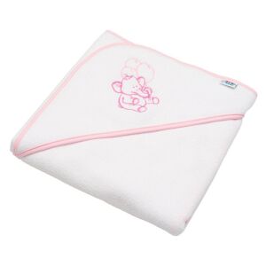 Gyermek frottír törölköző hímzéssel és kapucnival New Baby 80x80 fehér elefánt 145138582 - Baba Fürdetés & Ápolás
