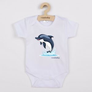 Baba body nyomtatással New Baby Dolphin- rövid ujjú 145138766 - Divat & Öltözködés