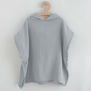 Gyermek muszlin poncsó New Baby Feeling világos szürke 50 cm 145138882 - Baba Fürdetés & Ápolás