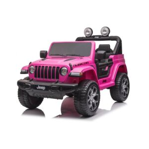 Gyermek elektromos autó Baby Mix Jeep Wrangler Rubicon rózsaszín 145139797 - Elektromos jármű
