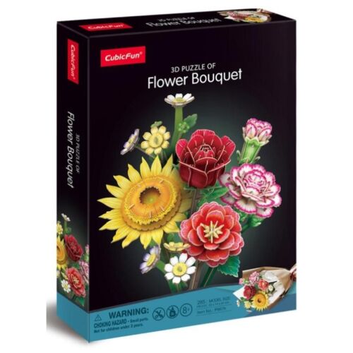 CubicFun Flower Bouquet 3D Puzzle - Vegyes virágcsokor P867h 145140040
