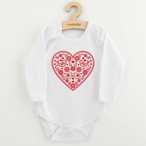 Baba body nyomtatással New Baby Népi minta piros szív 145140154 - Divat & Öltözködés