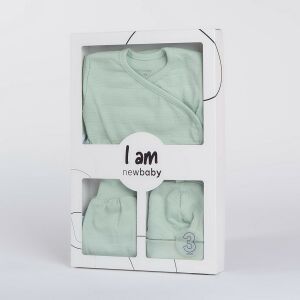 3-részes baba együttes újszülötteknek New Baby I AM menta 145140422 - Baba & Tipegő