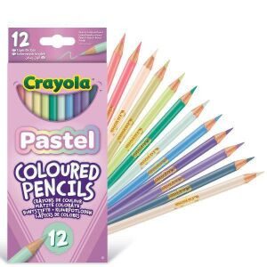 Crayola Pasztell színes ceruza készlet - 12 db-os 145140914 - Toll & Ceruza