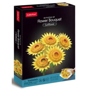 CubicFun Sunflower Bouquet 3D Puzzle - Napraforgó csokor P866h 145140934 - 3D puzzle