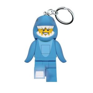 Kulcstartó, LED világítással, LEGO "Shark Suit Guy" 145142132 - Kulcstartó