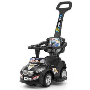 Bébitaxi 2in1 Milly Mally Happy black 145142194 - Babajáték