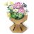 CubicFun Camelia Flower Bouquet 3D Puzzle - Kamélia kiscsokor W3302h 145142244