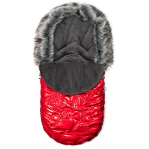 Luxus lábzsák szőrmével New Baby piros 145142556 - Babakocsi kiegészítő