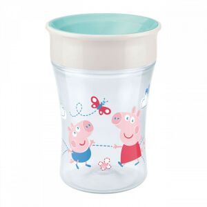 Bájos itató pohár Magic Peppa Pig NUK (8+ m.) 360° 145143244 - Itatópohár, pohár