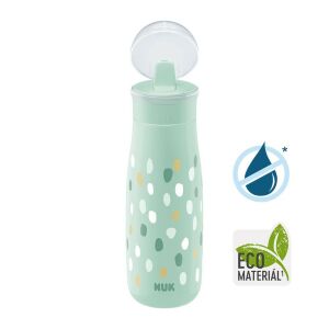 Gyermek itatópohár NUK Mini-MeFlip 450 ml green 145143323 - Itatópohár, pohár