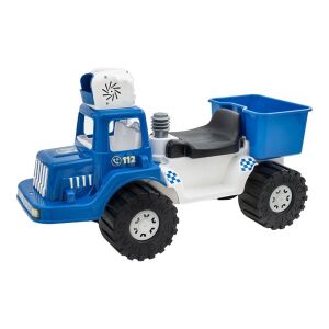 Gyermek rendőrségi bébitaxi buborékfújóval BAYO 70 cm 145144175 - Baba & Tipegő