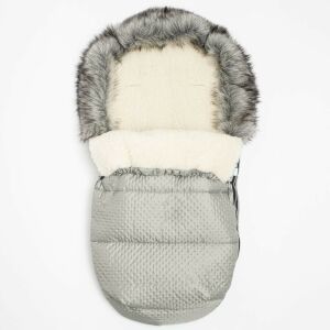 Téli lábzsák New Baby Lux Wool szürke 145144398 - Babakocsi kiegészítő