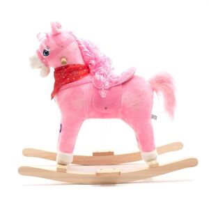 Hintaló dallammal Baby Mix Hviezda barna kendővel 145144516 - Hintaló, hintázó állatka