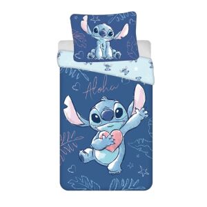 Disney Lilo és Stitch, A csillagkutya Aloha Blue ágyneműhuzat 140×200cm, 70×90 cm 145145590 - Ágynemű - ifjúsági és felnőtt