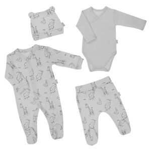 Baba együttes Nicol Baby Animals szürke 145145642 - Baba & Gyerek divat