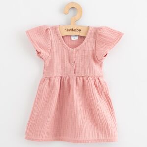 Baba muszlin ruha New Baby pink 145146010 - Baba & Tipegő