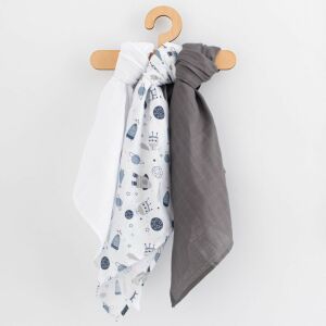 Muszlin pelenka New Baby 60x80 cm 3 db FIÚ 145146307 - Pelenkázás