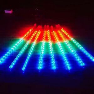 Karácsonyi csepegő jégcsap, időzítős, soronként külön csepeg! 10x50 cm, kül- és beltéri, multi color Leddel, toldható. Life Light Led 2 év garancia! 145146442 - Fényfüzér