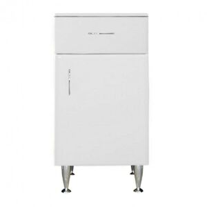 Bianca Plus 45 alacsony szekrény 1 ajtóval, 1 fiókkal, magasfényű fehér színben, jobbos 145147353 - Bútor