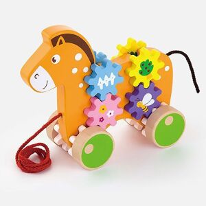 Fa vontató játék zsinóron Viga  A Ló 145147641 - Babajáték