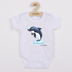 Baba body nyomtatással New Baby Dolphin- rövid ujjú 145147958 - Divat & Öltözködés