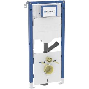 Geberit Duofix fali WC-szerelőelem Sigma 12 cm-es falsík alatti öblítőtartállyal, csatlakozócsonkkal szagelszíváshoz, 112cm 145148836 - WC tartály
