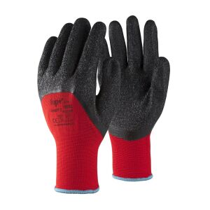 Védőkesztyű TOP HANDY 2 latex mártás piros/fekete 9 145149990 - Munkavédelmi kesztyű