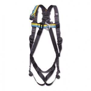 Heveder Irudek Expert 1 hátsó rögzítési ponttal, fekete/kék, S-M 145151087 - Védőfelszerelés