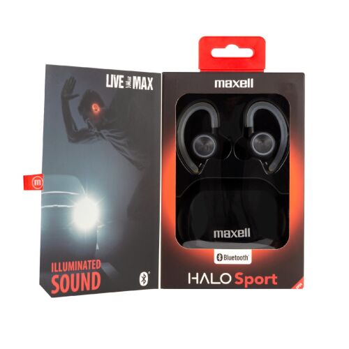 Maxell 348484 HALO Sport vezeték nélküli fülhallgató, TWS, 16 Ohm, 93 dB, mikrofon, vezeték nélküli töltés 145151489