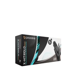 Procera X-Nitriglo egyszerhasználatos nitril kesztyű - fekete 145151778 - Elsősegély