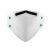 FFP1 NR D függőlegesen összehajtható pormaszk (20 db/doboz) 145151787