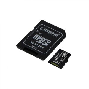 Kingston SDCS2/128 Canvas Select Plus microSDHC kártya adapterrel, 128GB, Class 10, 100 MB/s olvasási sebesség 145151801 - Memóriakártya