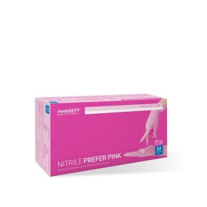 MS Nitrile Prefer egyszerhasználatos kesztyű - pink 145152273 - Elsősegély