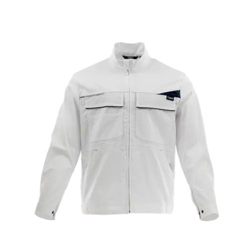 Sara King Flex kabát - fehér - v.szürke