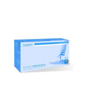 MS Nitrile Prefer egyszerhasználatos kesztyű - kék 145153354 - Elsősegély