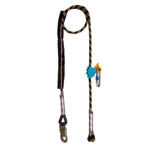 Biztosító kötél Irudek 237, fekete/sárga, 2m 145154078 - Védőfelszerelés